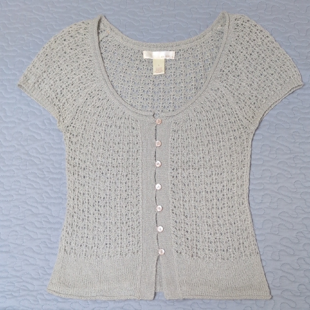Kaisely Soft Gray Knit Sweater